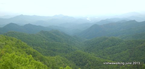 appalachian: view from rocky bald