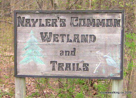Marmora, Naylor's Commons sign