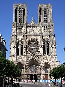 cathedral of nortre dame, reims, france