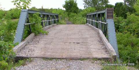 Trans Canada trail, 1st bridge east of campbellford
