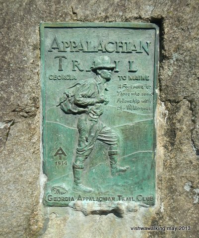 Appalachian: sign somewhere south of Tray Mountain, Georgia