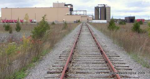 Rear of the Goodyear plant, Napanee