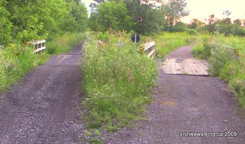 Grand Junction Railway, two bridges just east of the junction at Anson.