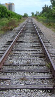 grand junction railway, south of University Avenue, Belleville.