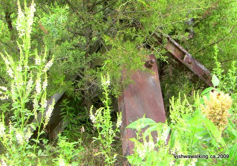 Grand Junction Railway, end of tracks near Tank Farm Road
