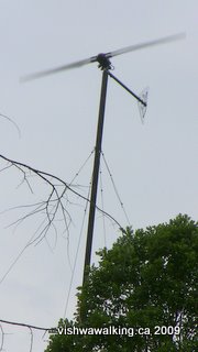 Trail of Two lakes, windmill