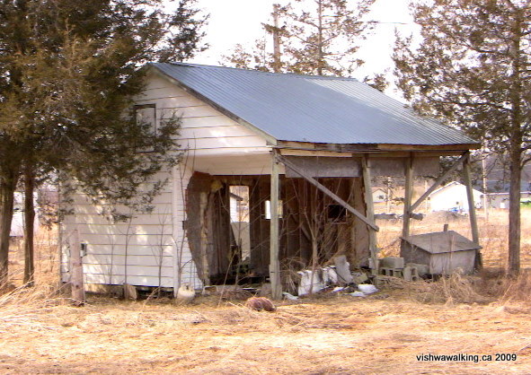 dilapidated cottage