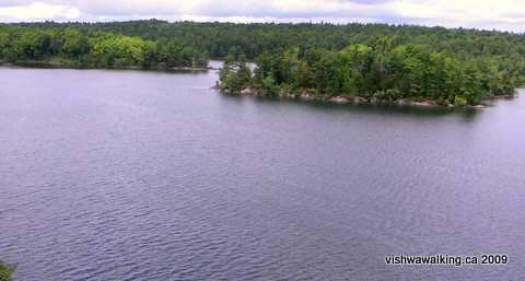 Gould lake, Mica Loop, view over Gould Lake