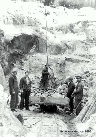 mica mine in the 1940s