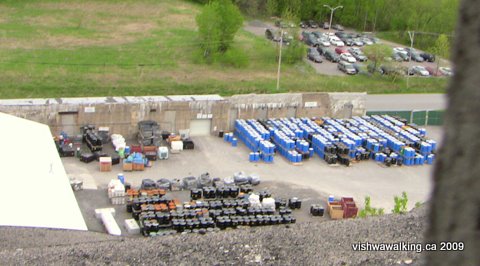 Lakefield cement plant, SGS storage area