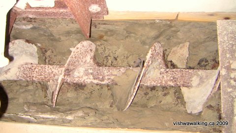 Lakefield cment plant, basement tunnel, auger