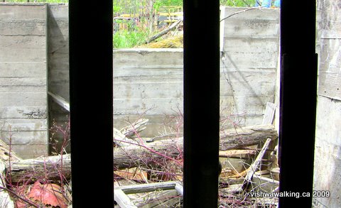 Lakefield cement plant, bars at end of tunnel