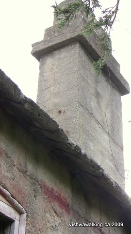 Marlbank cement plant, shed on north side (cement roof)