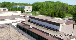 Prince Edward Heights, view from the roof looking east