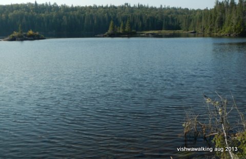 algonquin, highland backpacking trail, provoking lake, south-east end