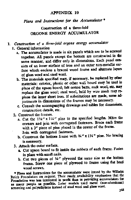 How to build an orgone accumulator P1