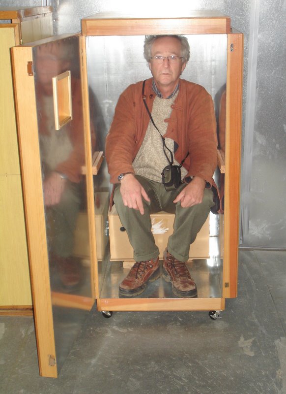 pete in orgone accumulator